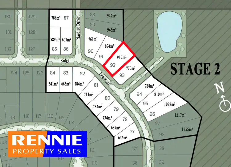 Main view of Homely land listing, LOT 92 Ridge Boulevard, Yinnar VIC 3869