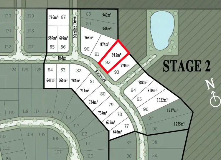 Third view of Homely land listing, LOT 92 Ridge Boulevard, Yinnar VIC 3869