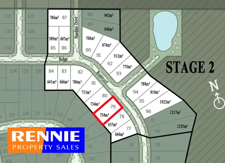 Main view of Homely land listing, Lot 79 Ridge Boulevard, Yinnar VIC 3869
