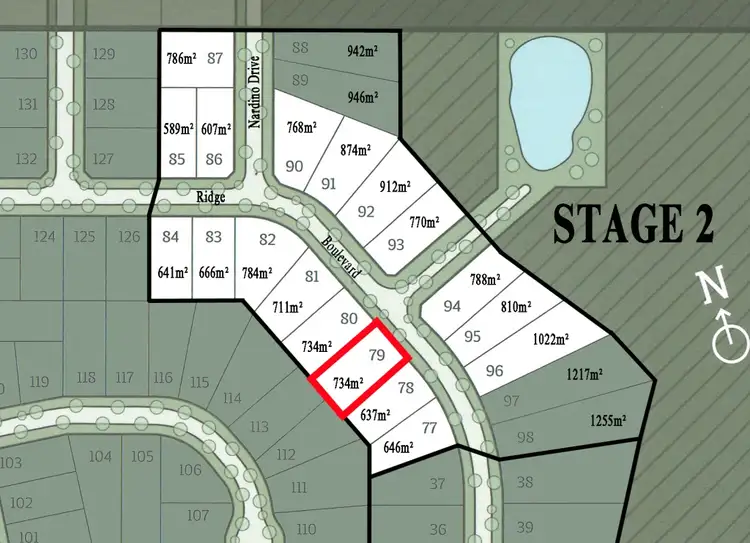 Third view of Homely land listing, Lot 79 Ridge Boulevard, Yinnar VIC 3869
