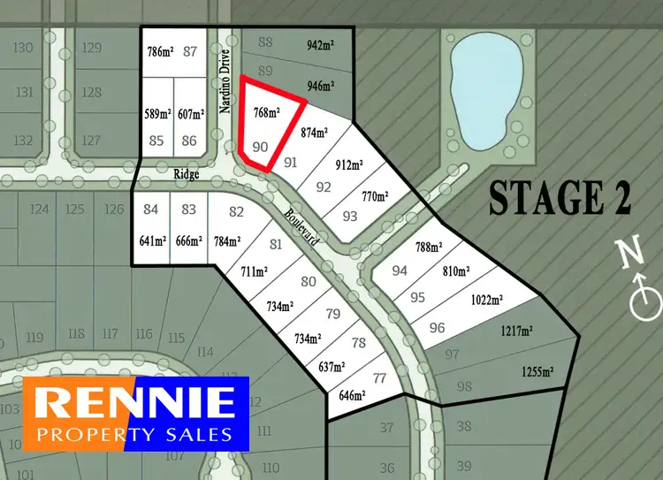 Main view of Homely land listing, LOT 90 Ridge Boulevard, Yinnar VIC 3869