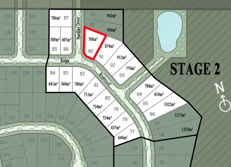 Third view of Homely land listing, LOT 90 Ridge Boulevard, Yinnar VIC 3869