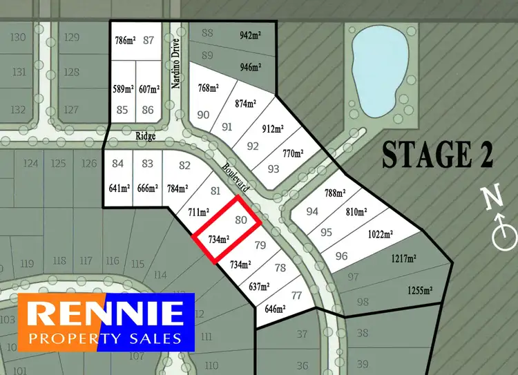 Main view of Homely land listing, LOT 80 Ridge Boulevard, Yinnar VIC 3869