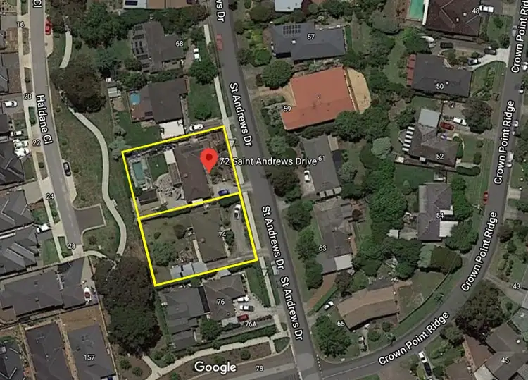 Main view of Homely house listing, 72-74 St Andrews Drive, Chirnside Park VIC 3116
