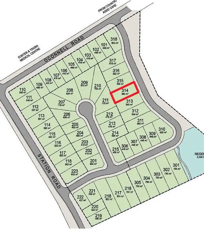 LOT 314/101-129 Station Road, Foster VIC 3960