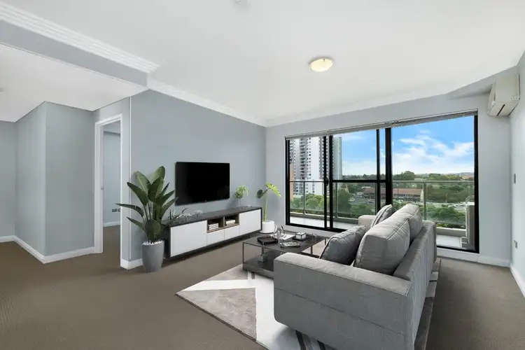 Second view of Homely apartment listing, 607/31 - 37 Hassall Street, Parramatta NSW 2150