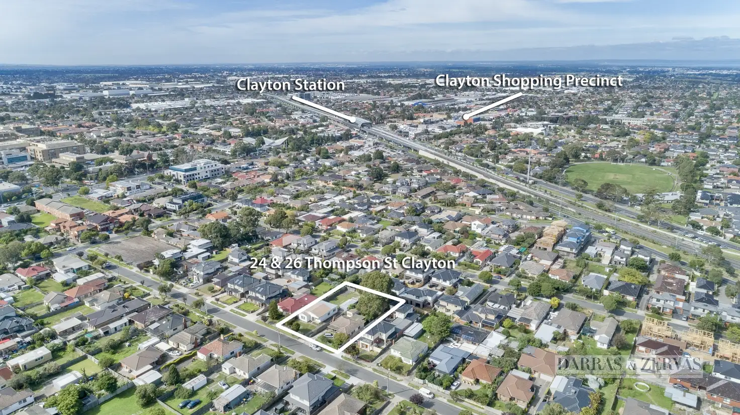 Main view of Homely house listing, 24 Thompson Street, Clayton VIC 3168