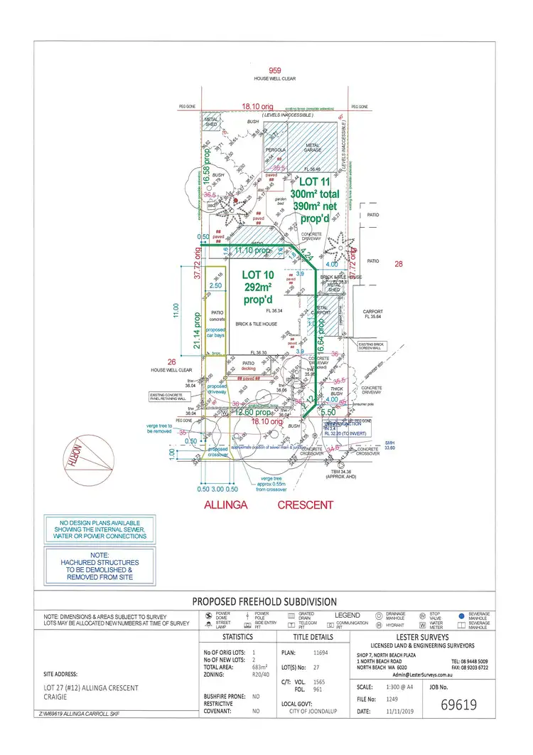 Second view of Homely land listing, 12A Allinga Crescent, Craigie WA 6025