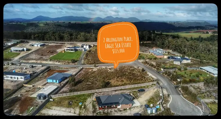 Main view of Homely land listing, 2 Arlington Place, Heybridge TAS 7316