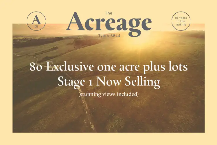Main view of Homely land listing, THE ACREAGE, Tyers VIC 3844