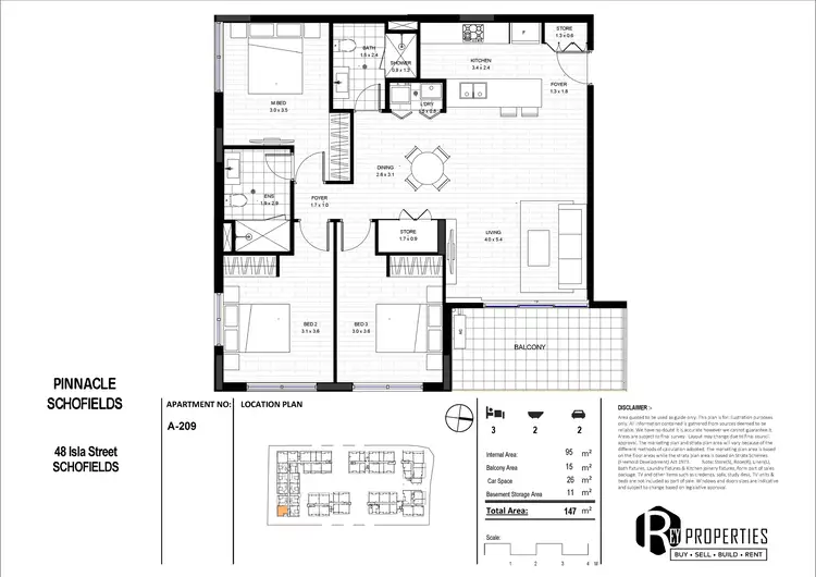 Main view of Homely apartment listing, A 209/48 Isla Street, Schofields NSW 2762