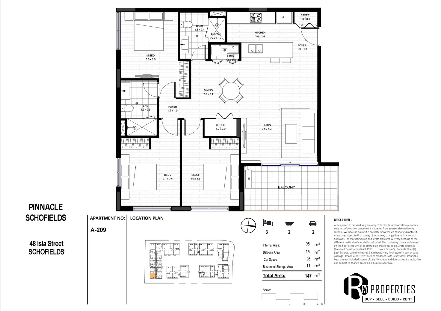 Main view of Homely apartment listing, A 209/48 Isla Street, Schofields NSW 2762