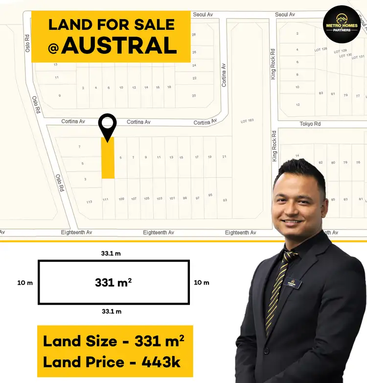 Second view of Homely land listing, 3 Cortina Avenue, Austral NSW 2179