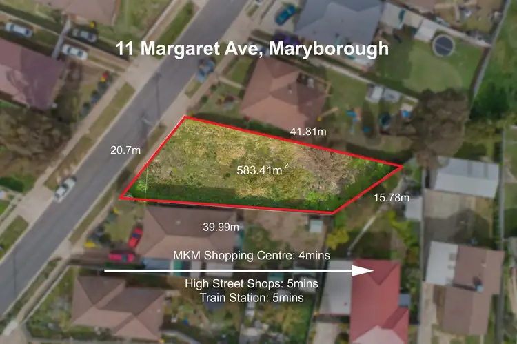 Main view of Homely land listing, 11 Margaret Avenue, Maryborough VIC 3465