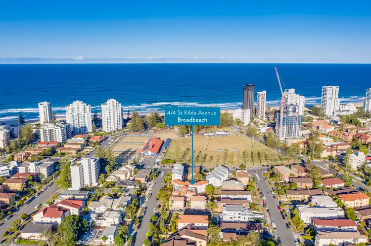 Main view of Homely unit listing, 4/4 ST Kilda Avenue, Broadbeach QLD 4218