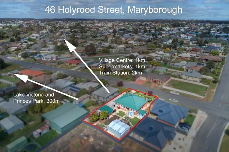 Second view of Homely house listing, 46 Holyrood Street, Maryborough VIC 3465