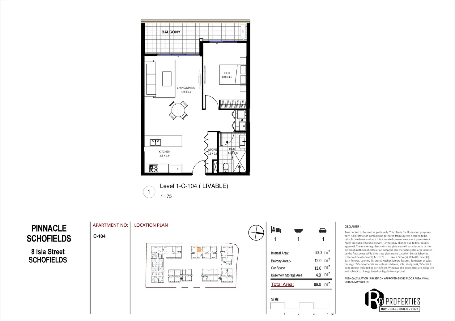 Main view of Homely apartment listing, C 104/8 Isla Street, Schofields NSW 2762