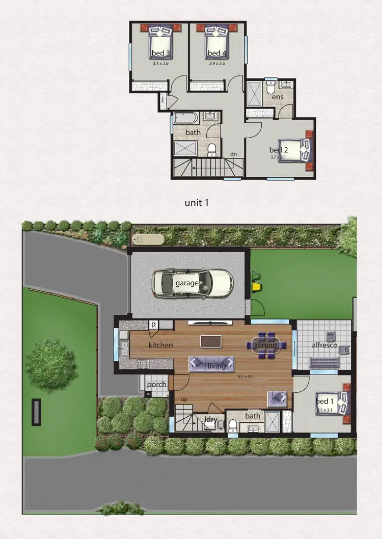 Fifth view of Homely townhouse listing, 1-3 1 Tudor Street, Burwood VIC 3125