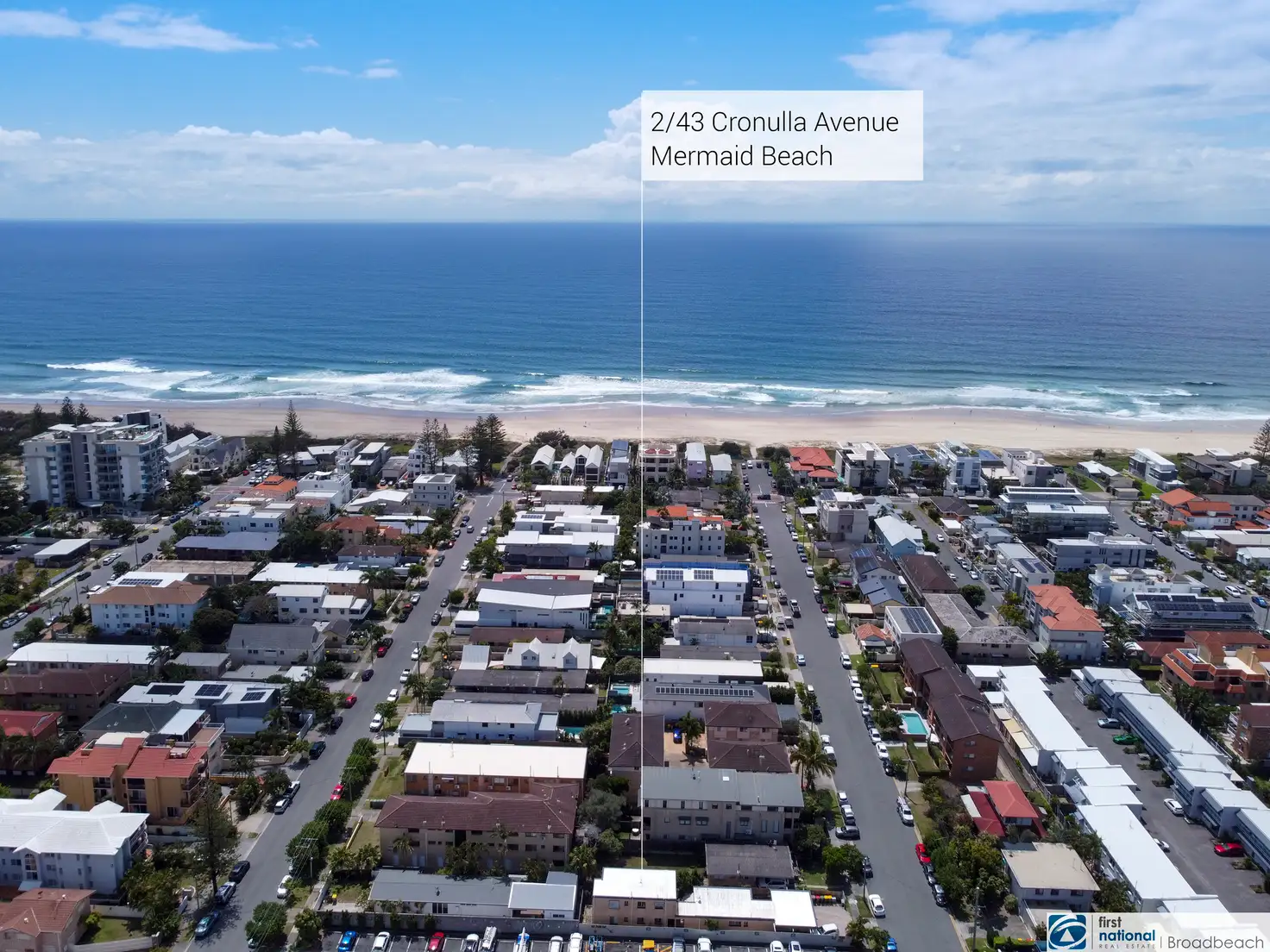 Main view of Homely unit listing, 2/43 Cronulla Avenue, Mermaid Beach QLD 4218