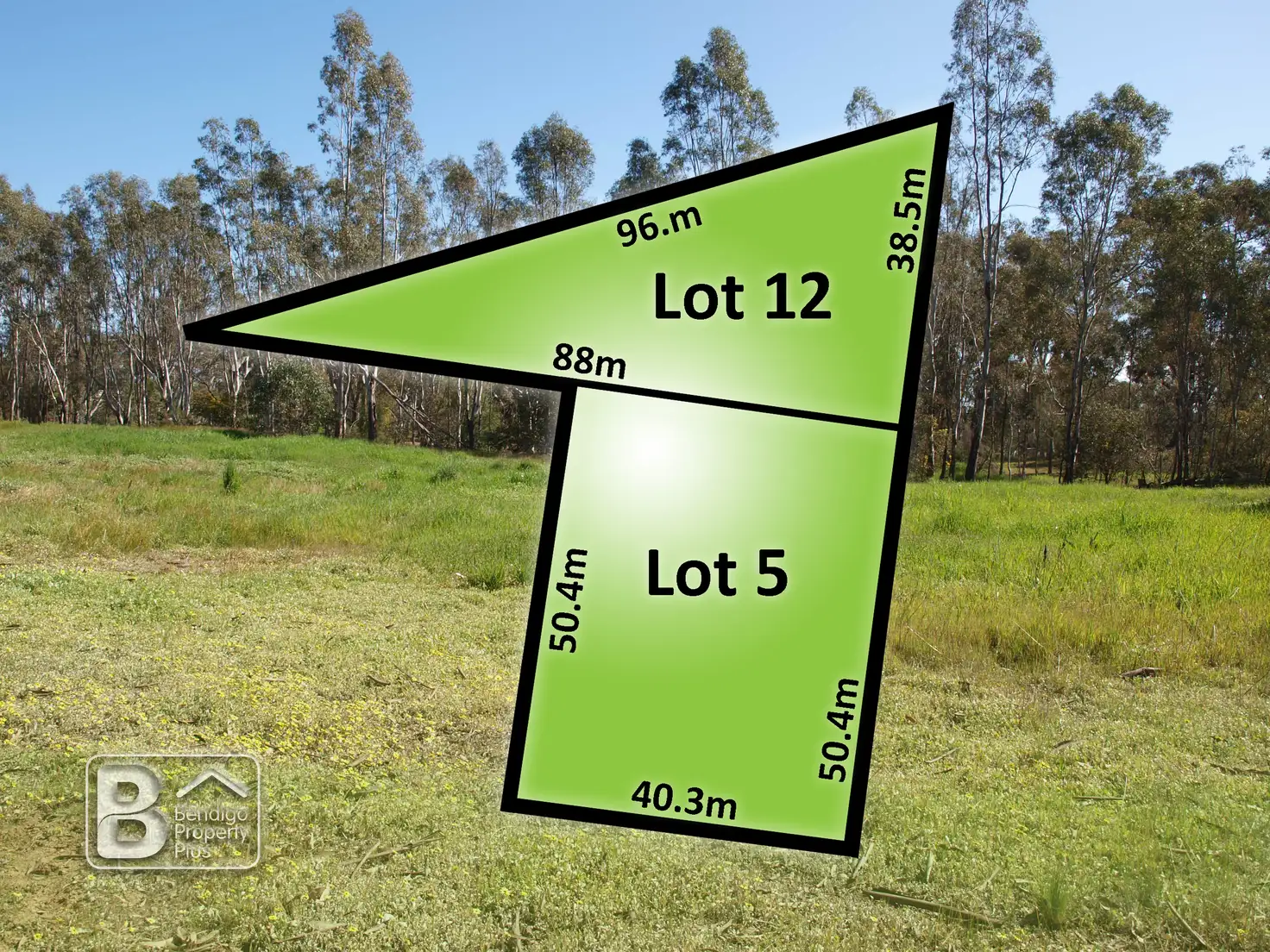 Main view of Homely land listing, LOT 5 & 12 Main Road, Laanecoorie VIC 3463