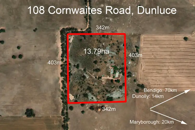 Second view of Homely rural property listing, 108 Cornthwaites Road, Dunluce VIC 3472