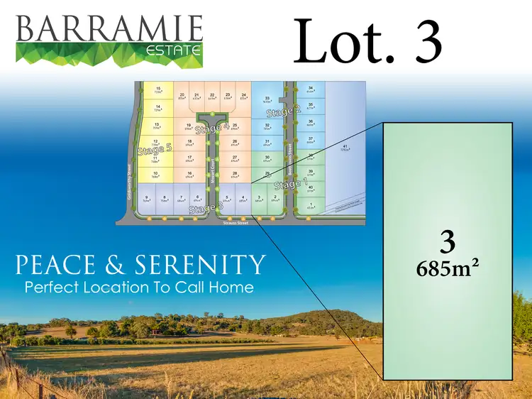 Main view of Homely land listing, Lot 3 Mozart Court, Springdale Heights NSW 2641