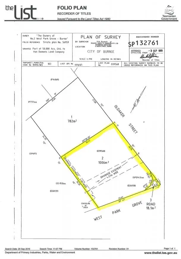 Fifth view of Homely land listing, 2 West Park Grove, Parklands TAS 7320
