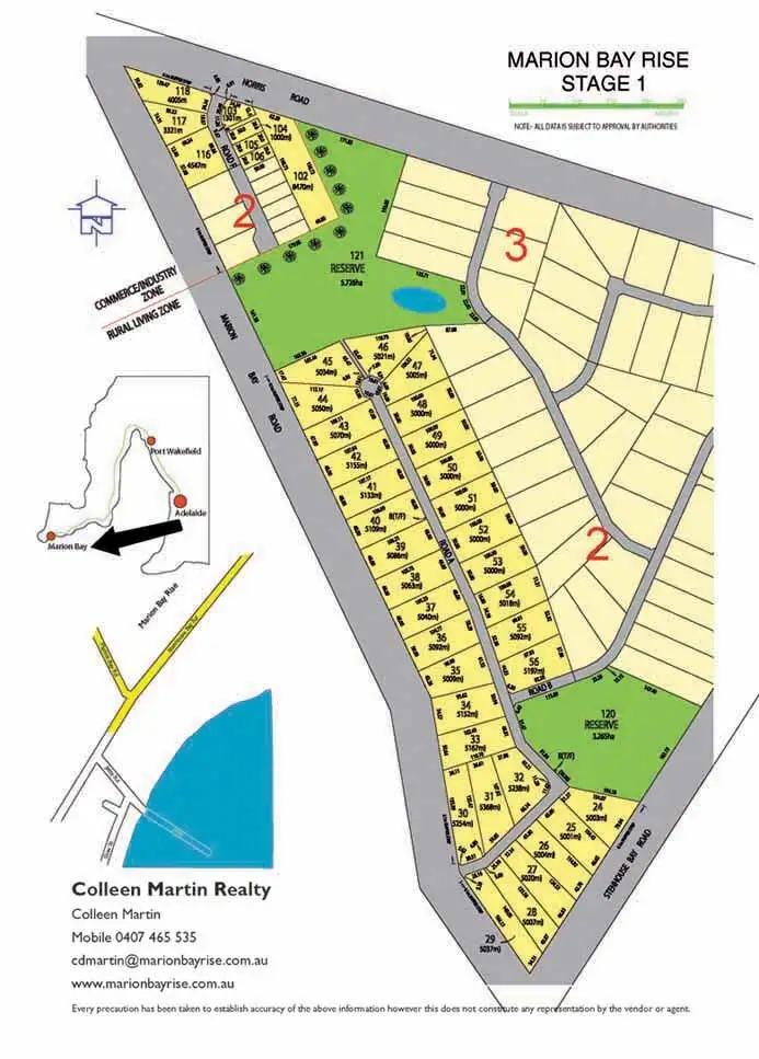 Main view of Homely land listing, 21 Peregrine Drive, Marion Bay SA 5575