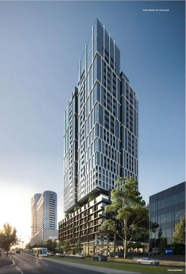 Main view of Homely apartment listing, East Central at Whitehorse Road, Box Hill VIC 3128