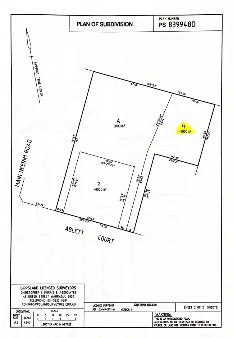 Fifth view of Homely land listing, LOT 4/3a Ablett Court, Drouin VIC 3818