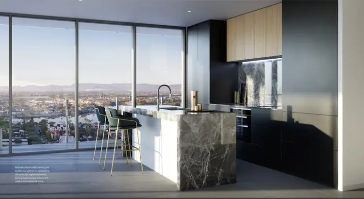 Second view of Homely apartment listing, 804/Cnr Burra& Dalpur, Chevron Island QLD 4217