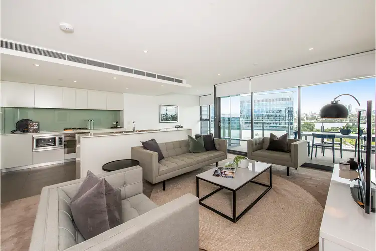 Second view of Homely apartment listing, 1002/21 Bow River, Burswood WA 6100
