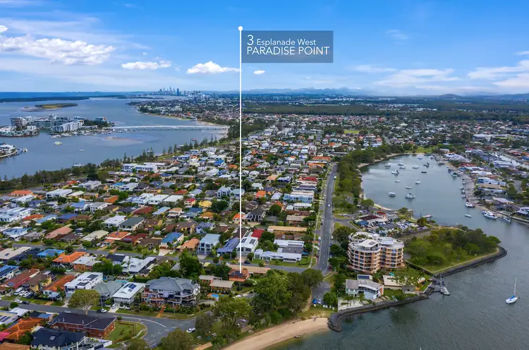 Second view of Homely house listing, 3 Esplanade West, Paradise Point QLD 4216