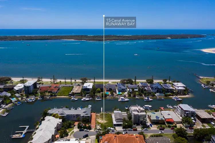 Main view of Homely land listing, 15 Canal Avenue, Runaway Bay QLD 4216