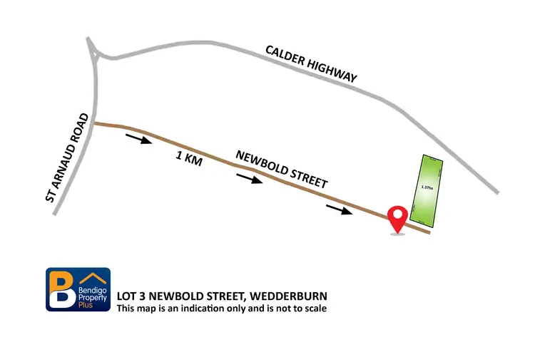 Third view of Homely land listing, LOT 3 Newbold Street, Wedderburn VIC 3518