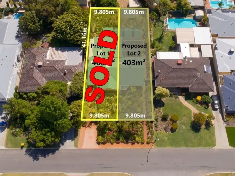 Main view of Homely land listing, Lot 1, 35A Barrisdale Road, Ardross WA 6153