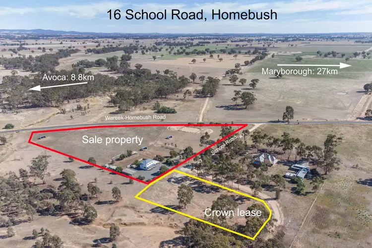 Second view of Homely rural property listing, 16 School Road, Homebush VIC 3465