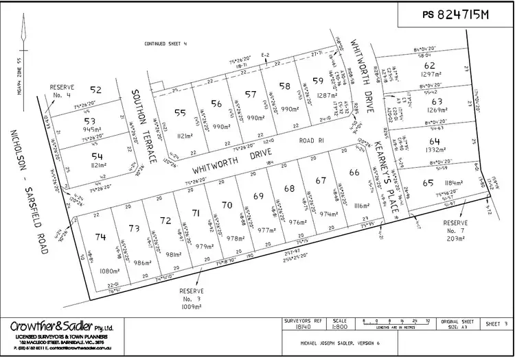 Fifth view of Homely land listing, Lot 69 Whitworth Drive, Nicholson VIC 3882