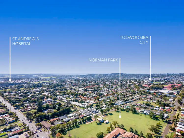 Second view of Homely block of units listing, 21-23 Hursley Road, Newtown QLD 4350