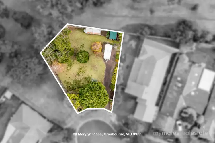 Main view of Homely land listing, 80 Marylyn Place, Cranbourne VIC 3977