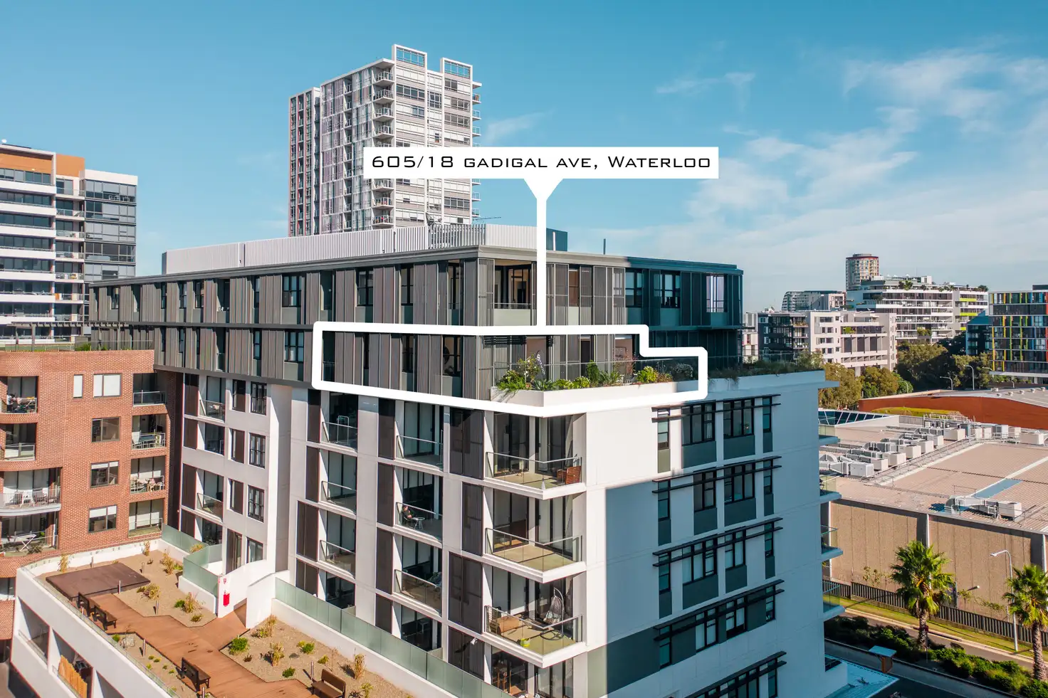 Main view of Homely apartment listing, 605/18 Gadigal Avenue, Waterloo NSW 2017