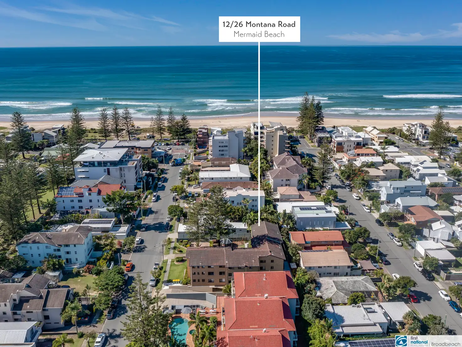 Main view of Homely unit listing, 12/26 Montana Road, Mermaid Beach QLD 4218