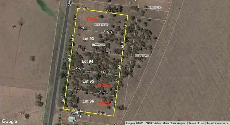 Main view of Homely land listing, LOT 95 Oakey Cooyar Road, Rosalie Plains QLD 4401