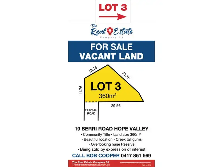 LOT 3/19 Berri Road, Hope Valley SA 5090