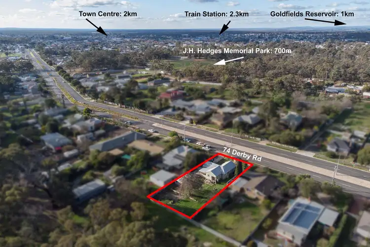 Second view of Homely house listing, 74 Derby Road, Maryborough VIC 3465