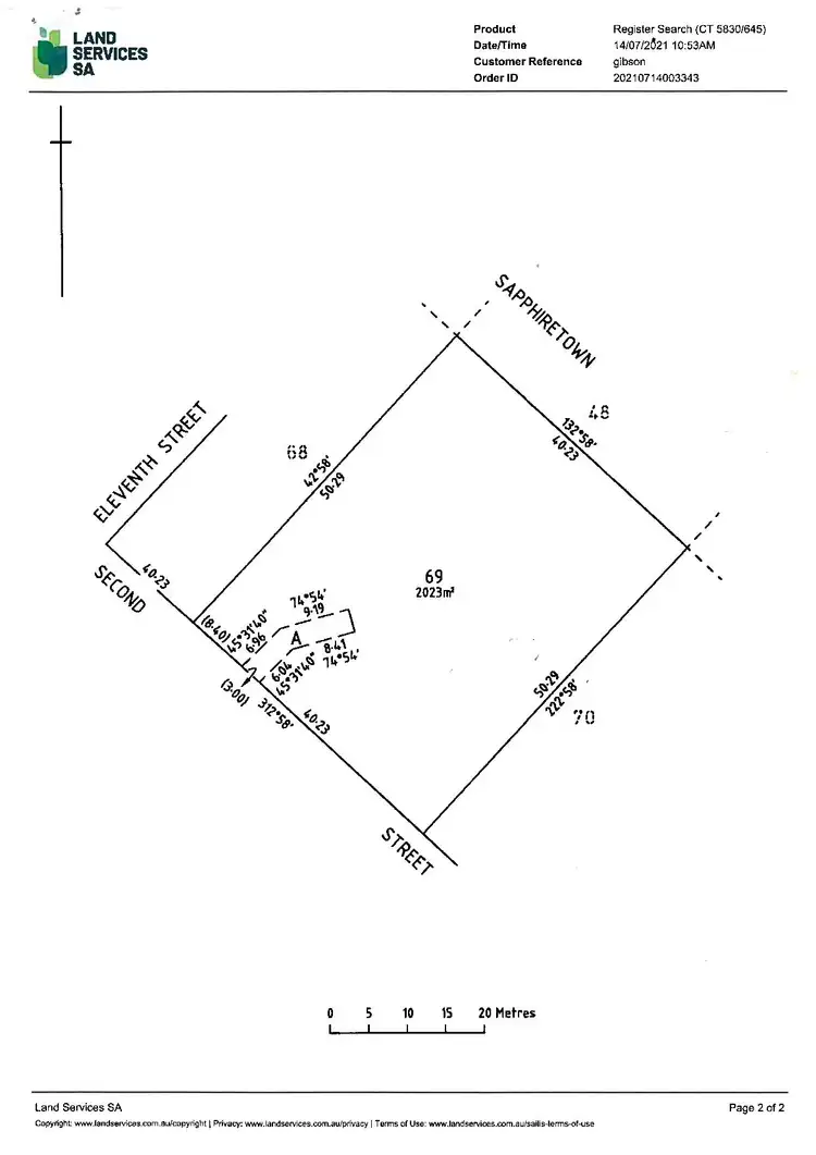 Fifth view of Homely land listing, LOT 69 Second St, Sapphiretown SA 5222