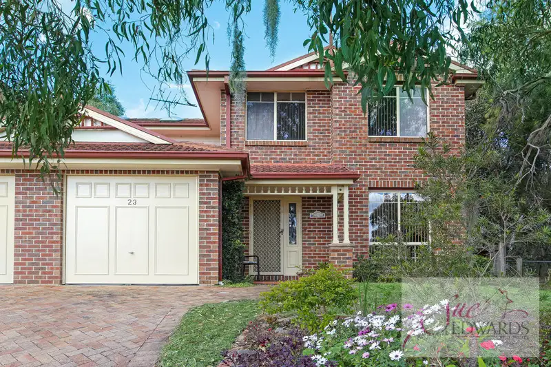 Main view of Homely townhouse listing, 23 GREENMOUNT WAY, Mount Colah NSW 2079