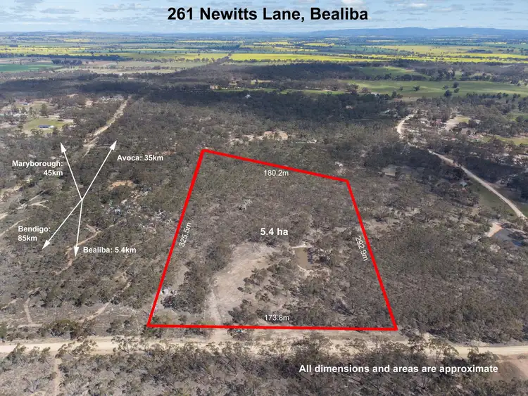 Second view of Homely land listing, 261 Newitts Lane, Bealiba VIC 3475