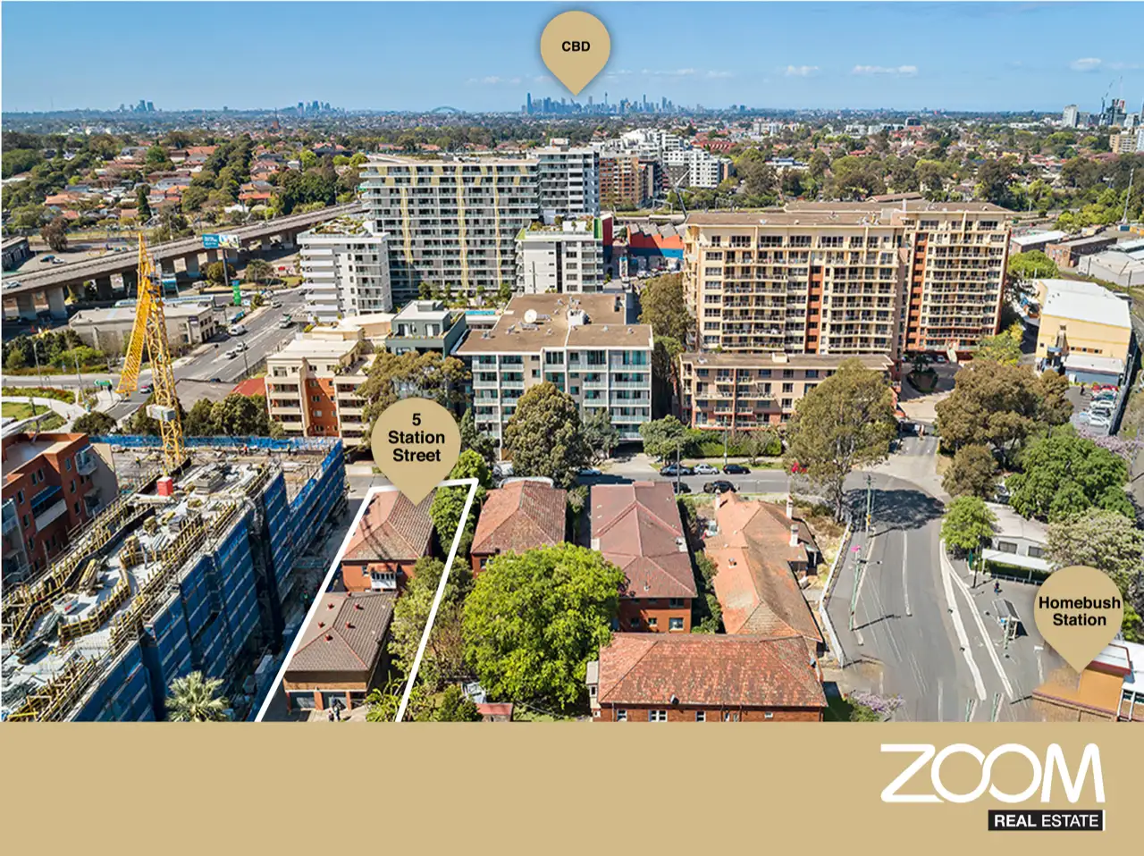 Main view of Homely block of units listing, 5 Station Street, Homebush NSW 2140