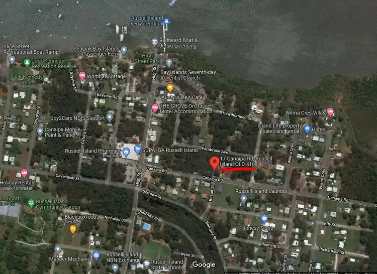 Main view of Homely land listing, 17 CANAIPA ROAD, Russell Island QLD 4184